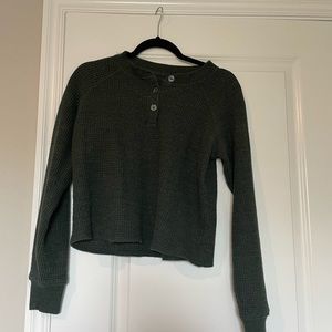 Dark green sweater